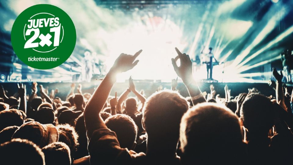 Jueves 2x1 en Ticketmaster, estos son los conciertos que no puedes perder.