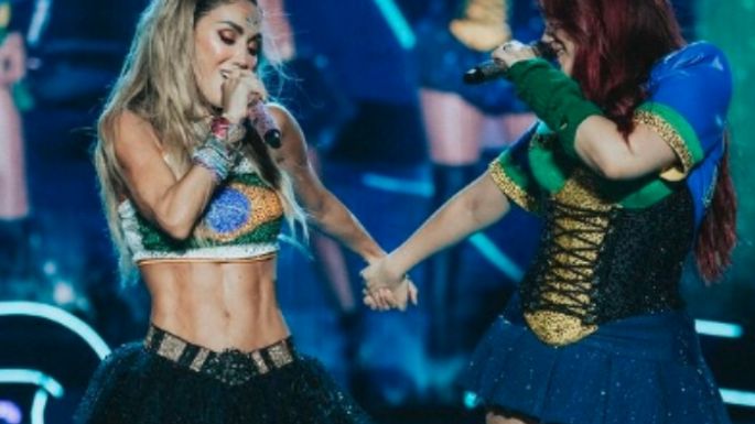 Anahí sufre accidente en pleno concierto de RBD en Brasil