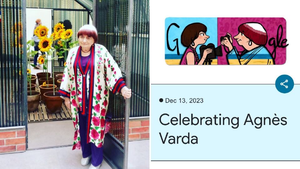 Agnès Varda ¿Quién fue y por qué Google dedicó el Doodle de hoy?