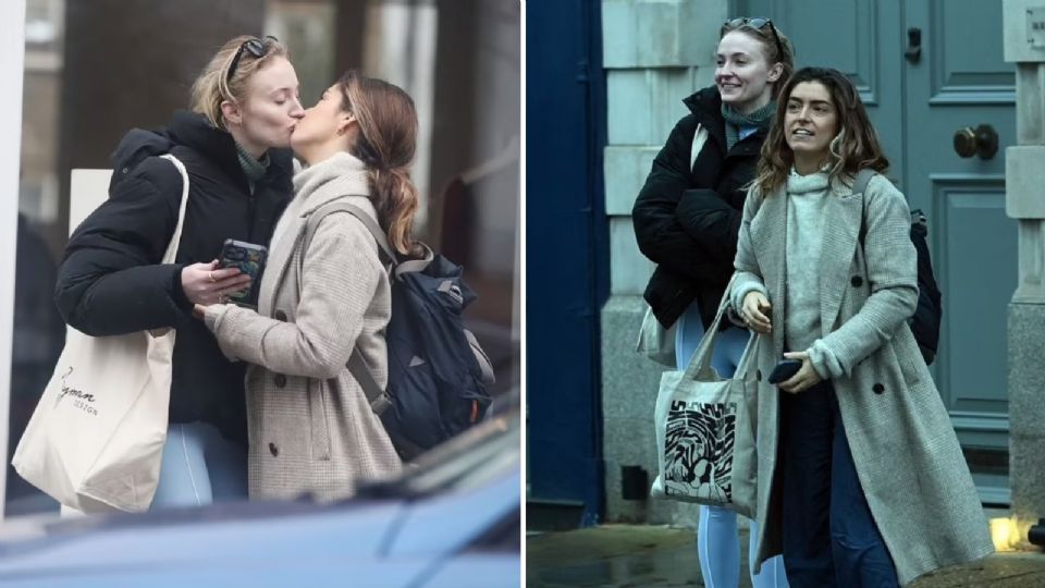 Captan a Sophie Turner besando a otra mujer en Londres