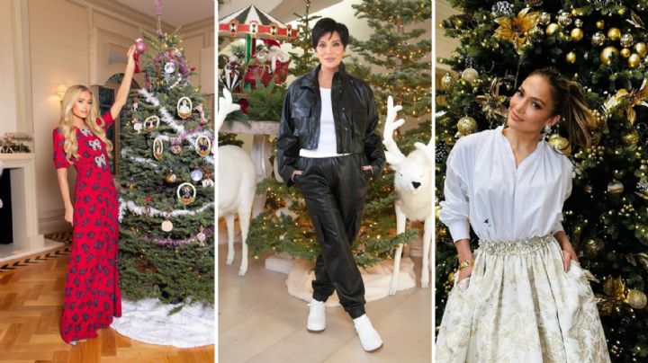 Las deslumbrantes decoraciones navideñas de los famosos