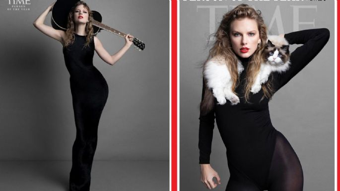 Taylor Swift posa junto a su gato “Benjamín”