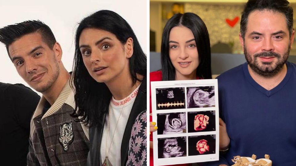 Aislinn Derbez y Vadhir Derbez reaccionan a la noticia de que José Eduardo Derbez será papá.
