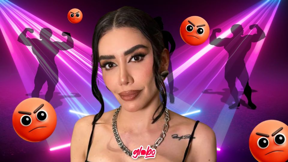 Stripper tira a Karime Pindter en un bar de Monterrey.