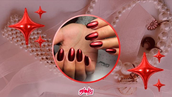 Las uñas 'chrome rojo', el nail art favorito para la temporada de Invierno 2024
