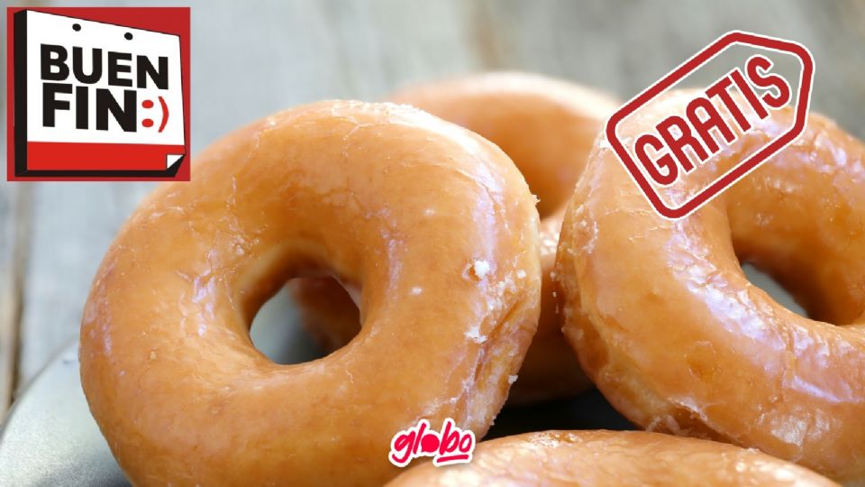 Donas GRATIS en Krispy Kreme en El Buen Fin 2024.
