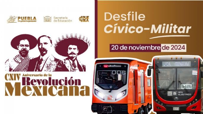 Desfile de la Revolución Mexicana 2024: Alternativas viales por calles cerradas y Horarios del Metro