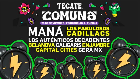 Tecate Comuna 2024: Estos son los horarios completos y Artistas por escenarios del festival en Puebla