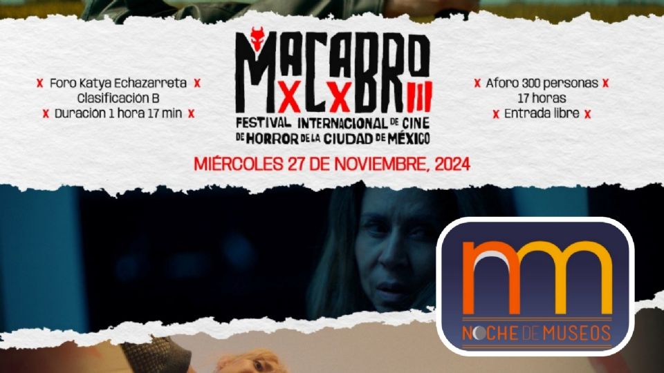 Noches de Museos se encuentran de fiesta con ayuda del Festival Macabro.