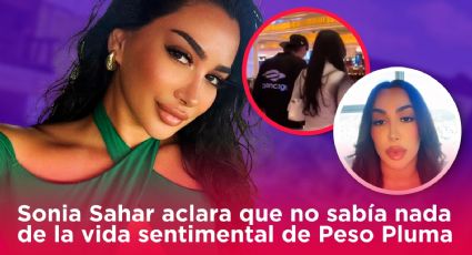 Sonia Sahar la supuesta novia de Peso Pluma aclara que no sabía nada de Nicki Nicole