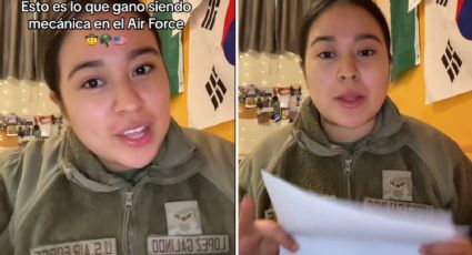 ¿Cuánto gana una mecánica en la Fuerza Aérea de EU? Joven lo revela en TikTok