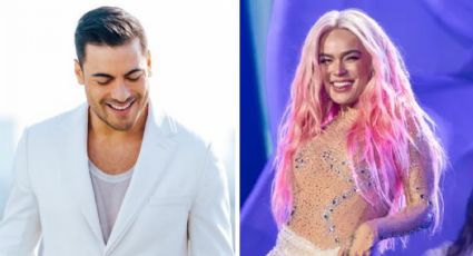 Carlos Rivera fangirlea y asiste al concierto de su ídola, Karol G