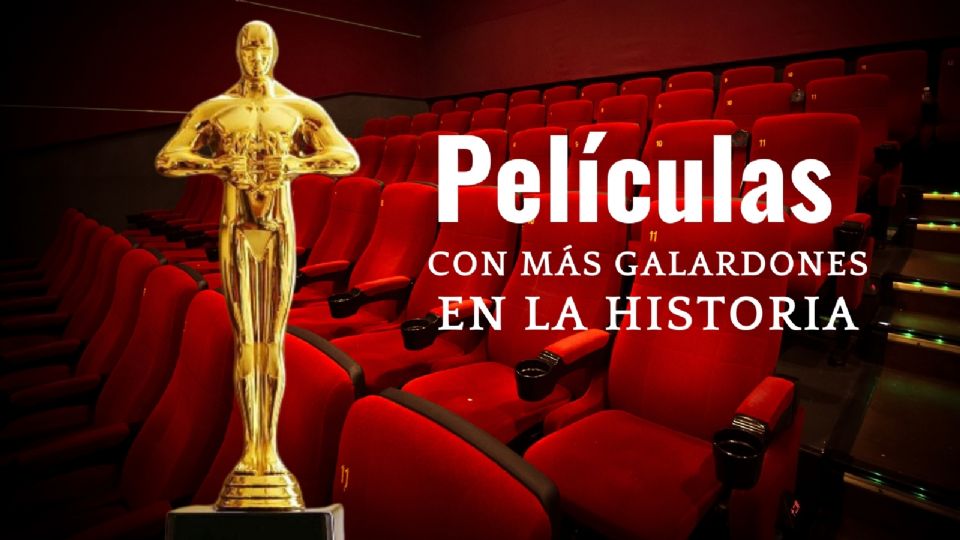 Películas más premiadas en los Oscar