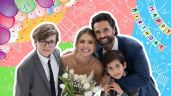 Michelle Renaud festeja el cumpleaños 7 de su hijo Marcelo, mientras espera al nuevo bebé