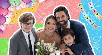 Michelle Renaud festeja el cumpleaños 7 de su hijo Marcelo, mientras espera al nuevo bebé