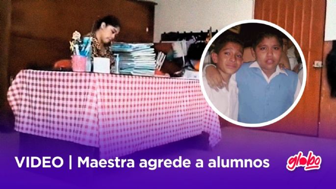 Maestra de primaria es captada aventando cuadernos al piso a sus alumnos | VIDEO