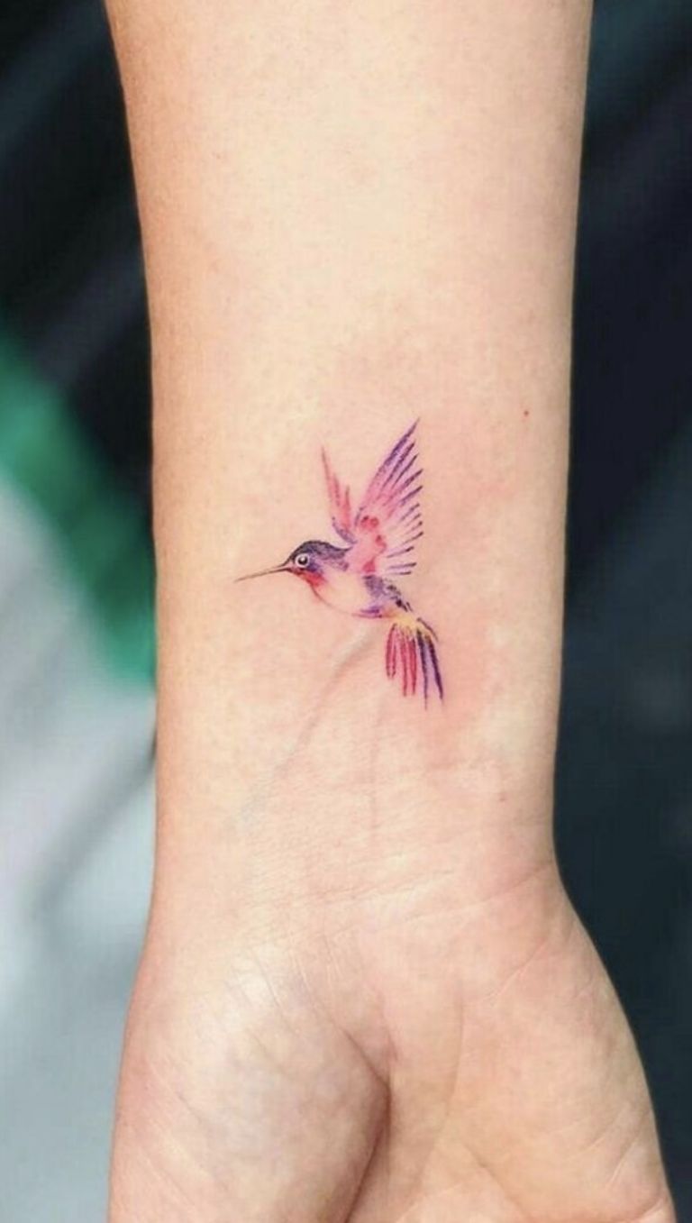 tatto colibrí