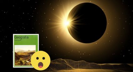 Una mirada al pasado: Eclipse solar de 2024 en los libros de texto de 1993