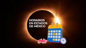 Eclipse Solar 2024: Horarios en los que se verá por estado en México