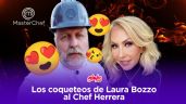 MasterChef Celebrity: Chef Herrera reacciona a coqueteos de Laura Bozzo