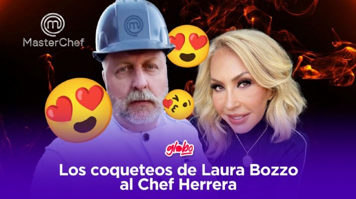 MasterChef Celebrity: Chef Herrera reacciona a coqueteos de Laura Bozzo