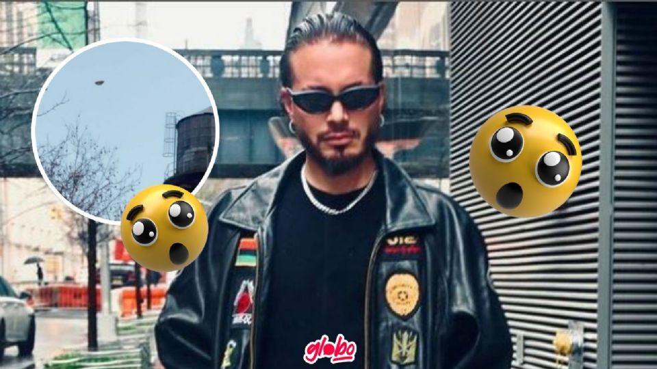 J Balvin se hace viral con video de ovni en redes sociales.