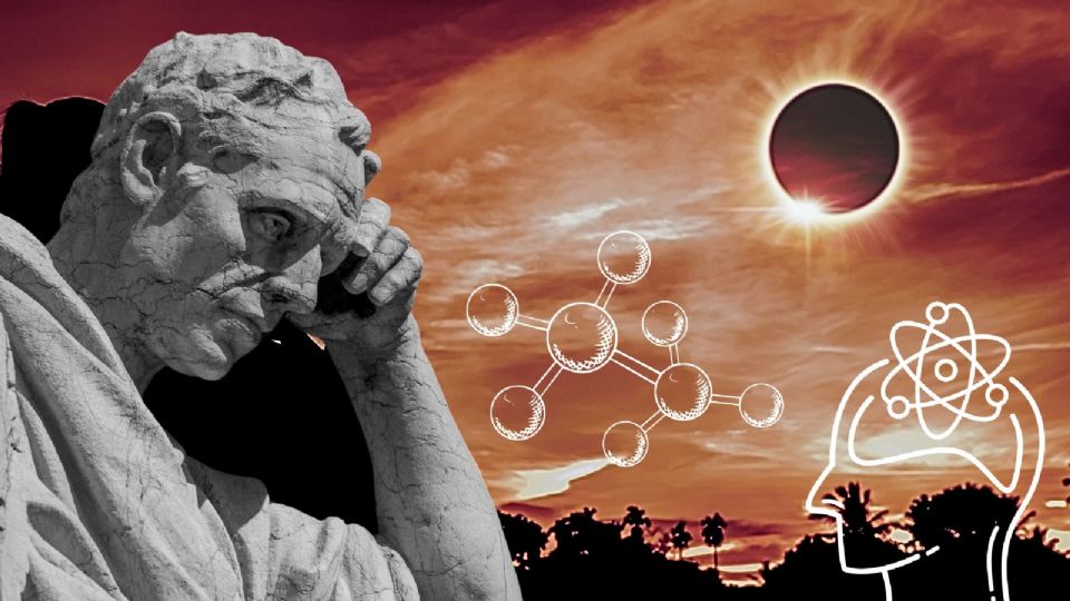 Relación entre el eclipse y los avances en la ciencia.