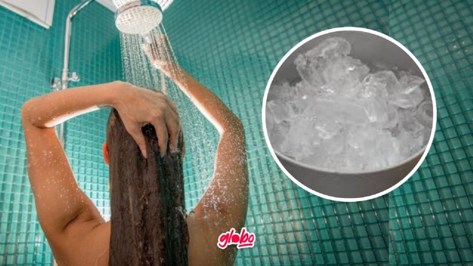 Beneficios del hielo en el cabello.