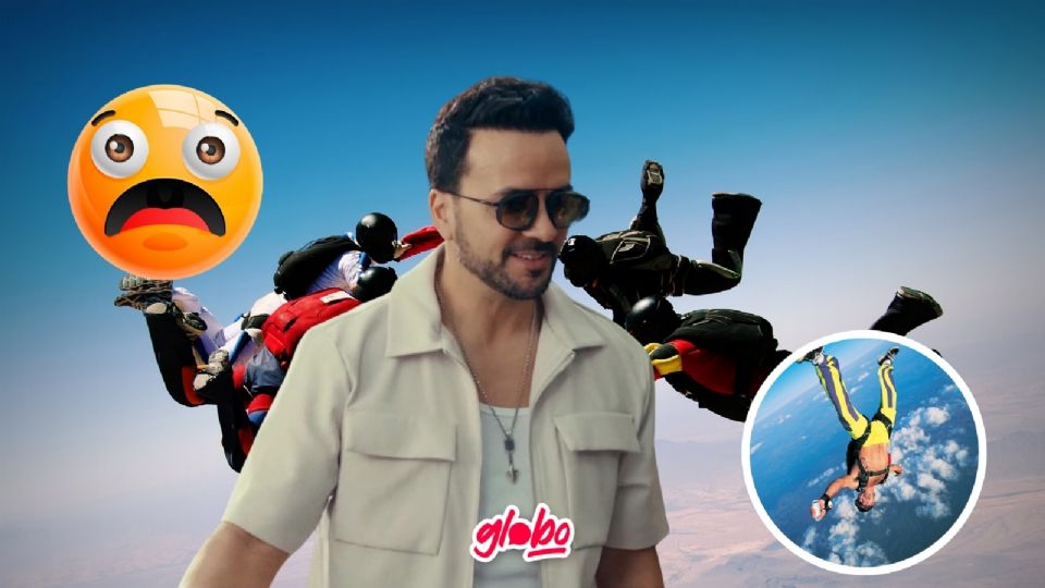 Luis Fonsi cuenta accidente al aventarse del paracaídas.