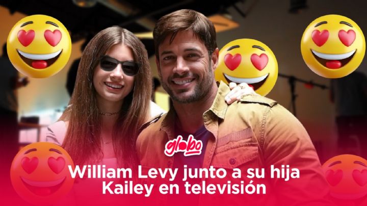 William Levy y su hija Kailey juntos en una serie, marcando el debut de la joven en televisión