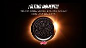 Eclipse Solar 2024: TRUCO para verlo de manera segura con una GALLETA