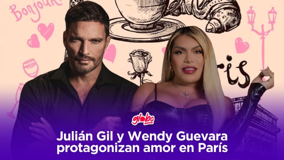 Julián Gil y Wendy Guevara juntos en una telenovela.