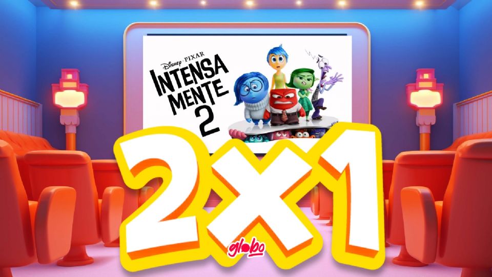 ¡Esta promoción te va a encantar! 2x1 en Cinépolis para ver Intensamente 2.