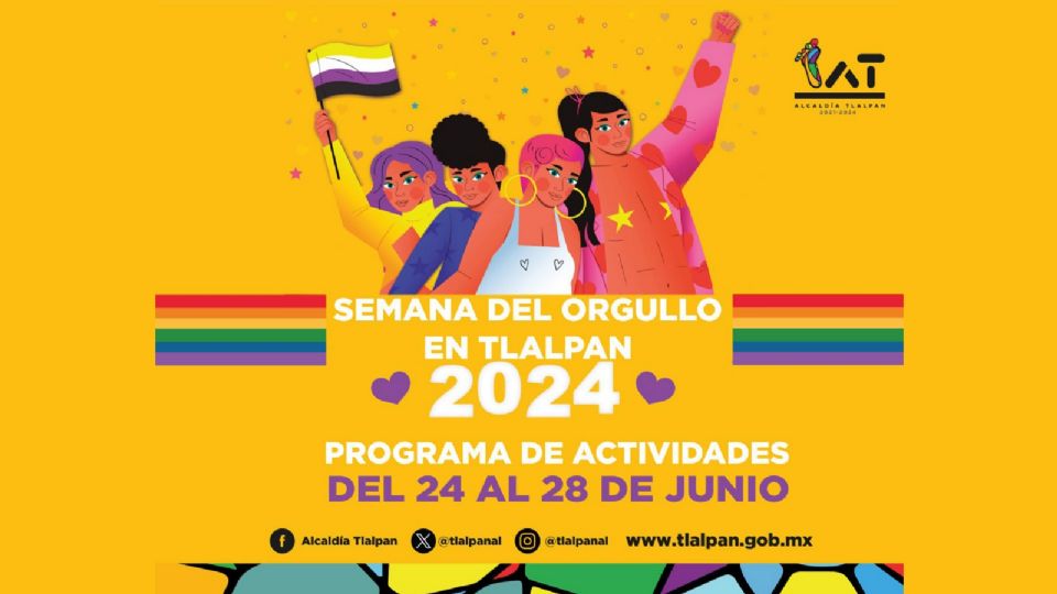 Semana dedicada a la comunidad LGBT+ en Tlalpan, CDMX. 2024