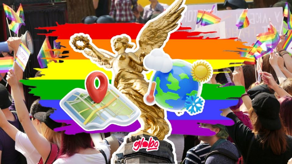 Detalles de calles cerradas, vías alternas y pronóstico del clima para la Marcha LGBT+ en CDMX.