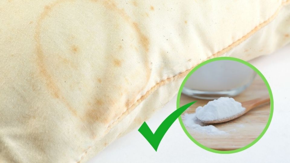 Cómo quitar las manchas amarillas de las almohadas con bicarbonato de sodio