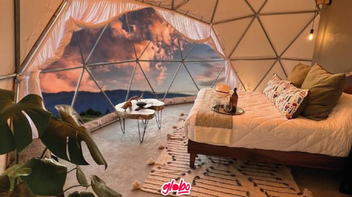 Glamping cerca de CDMX: Visita el pueblo mágico de Malinalco y hospédate en estos domos geodésicos