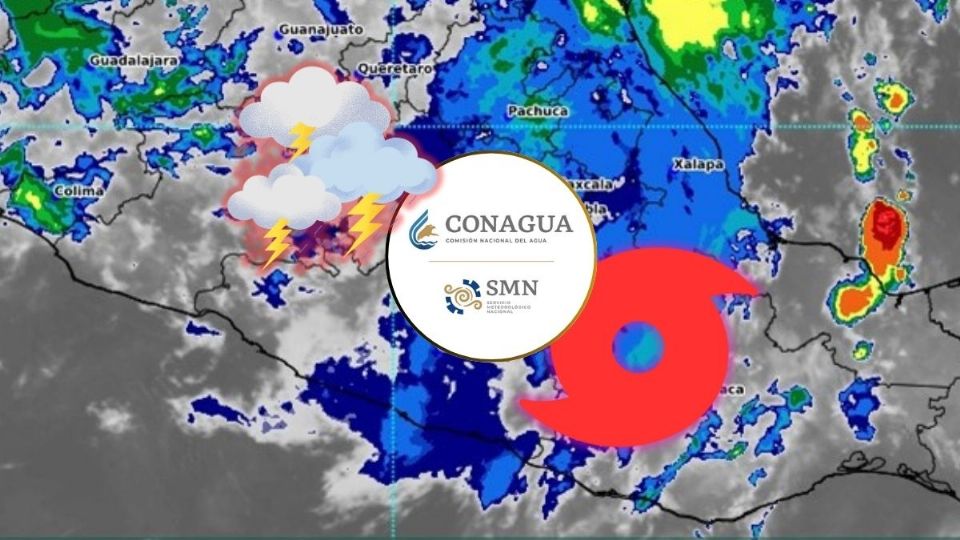 Nueva onda tropical y ciclón dejarán lluvias en estos estados: el clima en México desde el lunes 12 al jueves 15