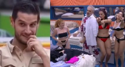 ¡Se emocionó de más! Así reaccionó Adrián Marcelo al ver a Briggitte, Gala y Karime en bikini