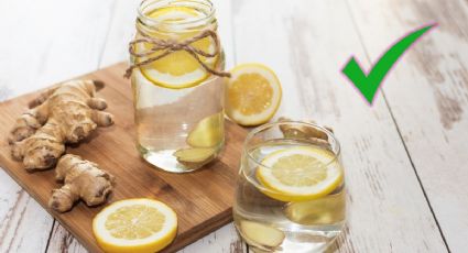 ¿Cómo se hace el agua de limón con jengibre para perder peso? Este es el efecto que produce