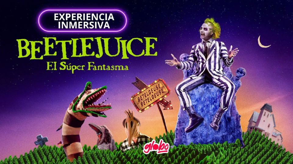 Aprovecha los últimos días para vivir la experiencia Inmersiva de Beetlejuice en Plaza Toreo.