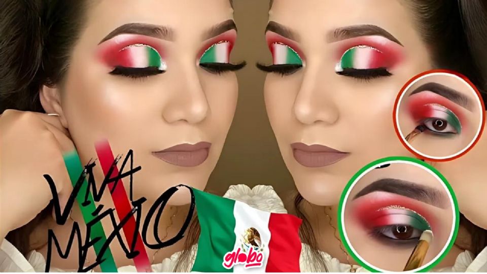 Maquillaje ideal para dar el grito de independencia este 15 de septiembre.