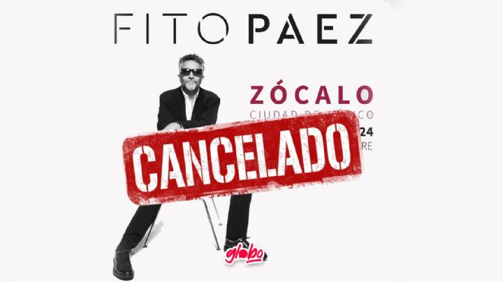 Fito Páez GRATIS en el Zócalo de CDMX: La razón por la que se CANCELÓ su concierto este fin de semana