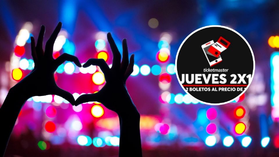 Jueves de 2x1 Ticketmaster, conciertos que entran en la promoción.