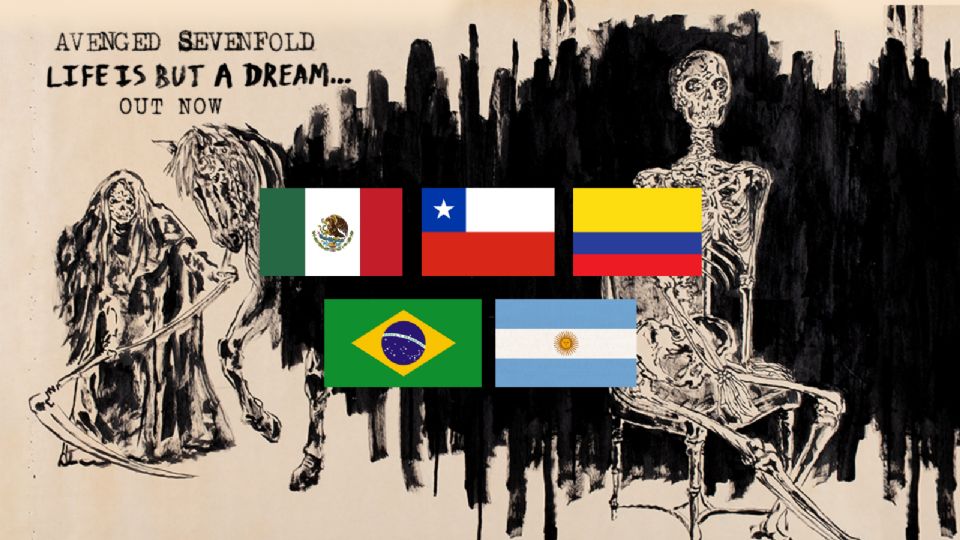 Avenged Sevenfold, lanza lista de con Nuevas Fechas de su gira por América Latina 2026.