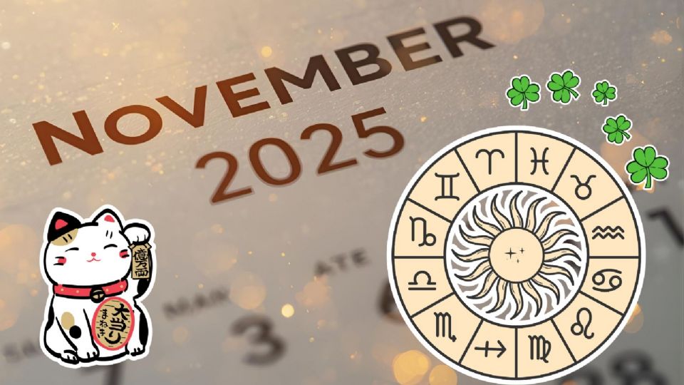 Noviembre de 2025 se vislumbra como un mes de profunda transformación e intensidad. ¿Cuáles son los signos que tendrán mayor suerte?