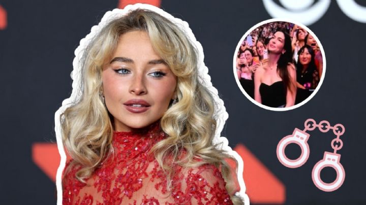 Anne Hathaway se vuelve viral en TikTok al ser “arrestada” por Sabrina Carpenter en un concierto | VIDEO