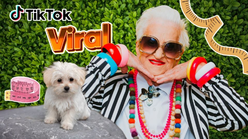 Video Viral de TikTok de abuelita curando a un perrito con una cinta métrica.