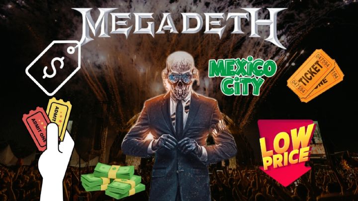 Megadeth México 2026: Este es el precio del boleto más barato y que incluye para su concierto en CDMX