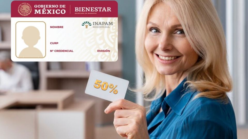 La credencial del INAPAM ofrece descuentos de hasta el 50%.